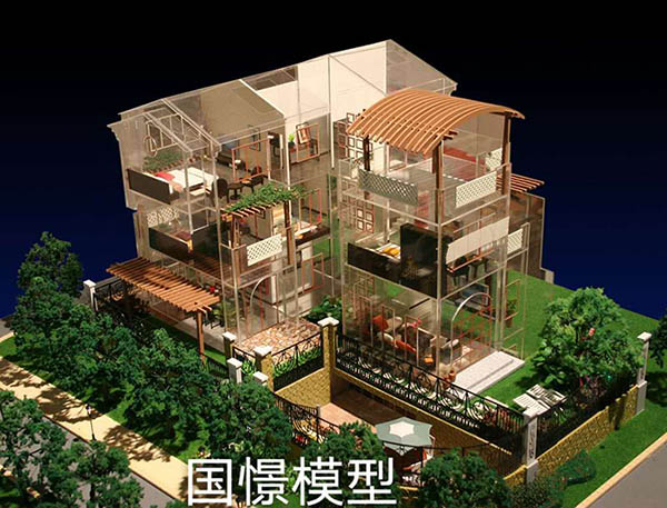 噶尔县建筑模型